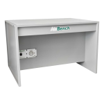 AirBench FPK Kneespace Heavy Duty Downdraught Bench