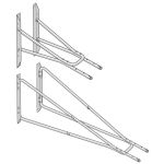 Extension Wall Bracket for Nederman Original and Telescopic Arms