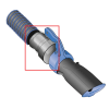 Nederman Adaptor for 3" Exhaust Hose with Nozzle
