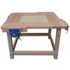 Four Person 1220 Workbench with Timber Frame