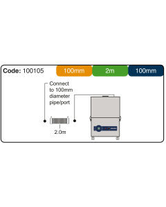 Purex 100mm - 100mm x 2.0m Connection Kit - 100105
