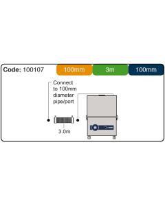 Purex 100mm - 100mm x 3.0m Connection Kit - 100107