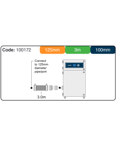 Purex 100mm - 100mm x 3.0m Connection Kit - 100172