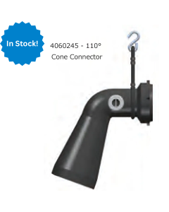 110° Cone Connector (ø70-30mm) for EHC P15 Portable Filters