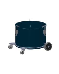 Dustcontrol Container 1800 Complete (with wheels)