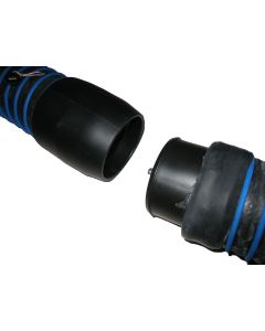 Nederman Quick Coupler with Rubber Sleeves and Hose Clips