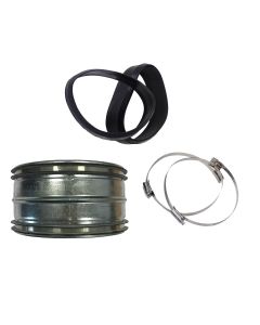 Hose Connector Kit With Hose Clips and Rubber Sleeves for Nederman Exhaust System