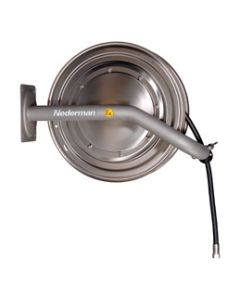 Nederman 886 Water / Compressed Air ATEX Stainless Steel Industrial Hose Reel