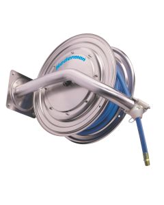 Nederman 886 Stainless Steel Water Hose Reel (Without Hose)