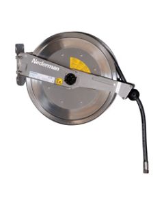 Nederman 889 Water / Compressed Air ATEX EX Stainless Steel Industrial Hose Reel