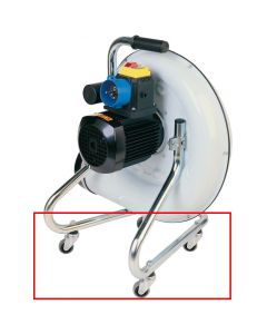 Nederman Portable Fan with Wheels Highlighted