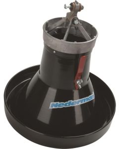Large Metal Hood With Damper Nederman Original and Telescopic Arms