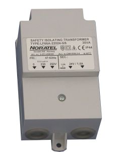 Nederman Transformer 230/250 V to 24 V. 25 VA.