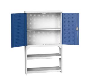 Perfo Static Rack with Cupboard