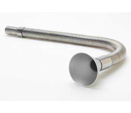 38mm Stainless Hose W Funnel