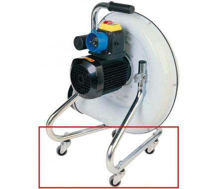 Nederman Portable Fan with Wheels Highlighted