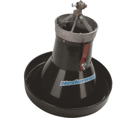 Large Metal Hood With Damper Nederman Original and Telescopic Arms