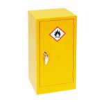 Yellow COSHH Cabinet side