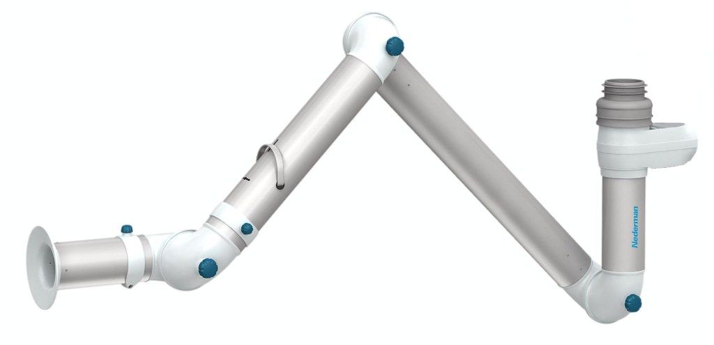 Nederman FX2 Extraction Arm ø75mm - Upwards Airflow