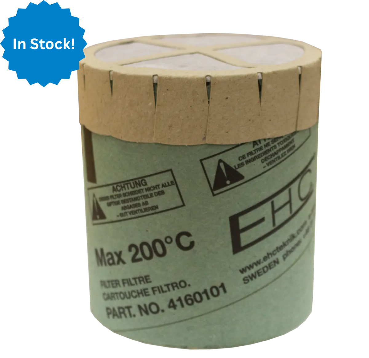 Replacement EHC P15 Portable Vehicle Fume Filter Cartridge - 2 Pack