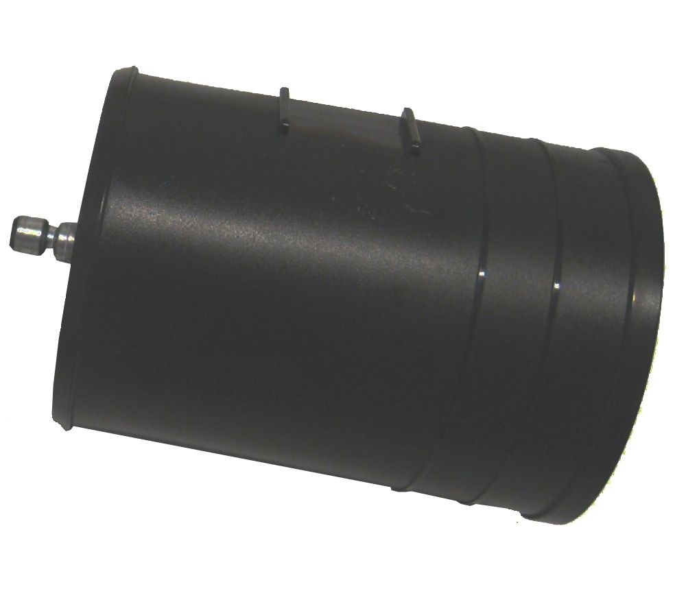 Nederman Male Quick Hose Coupler with Rubber Sleeves and Hose Clip