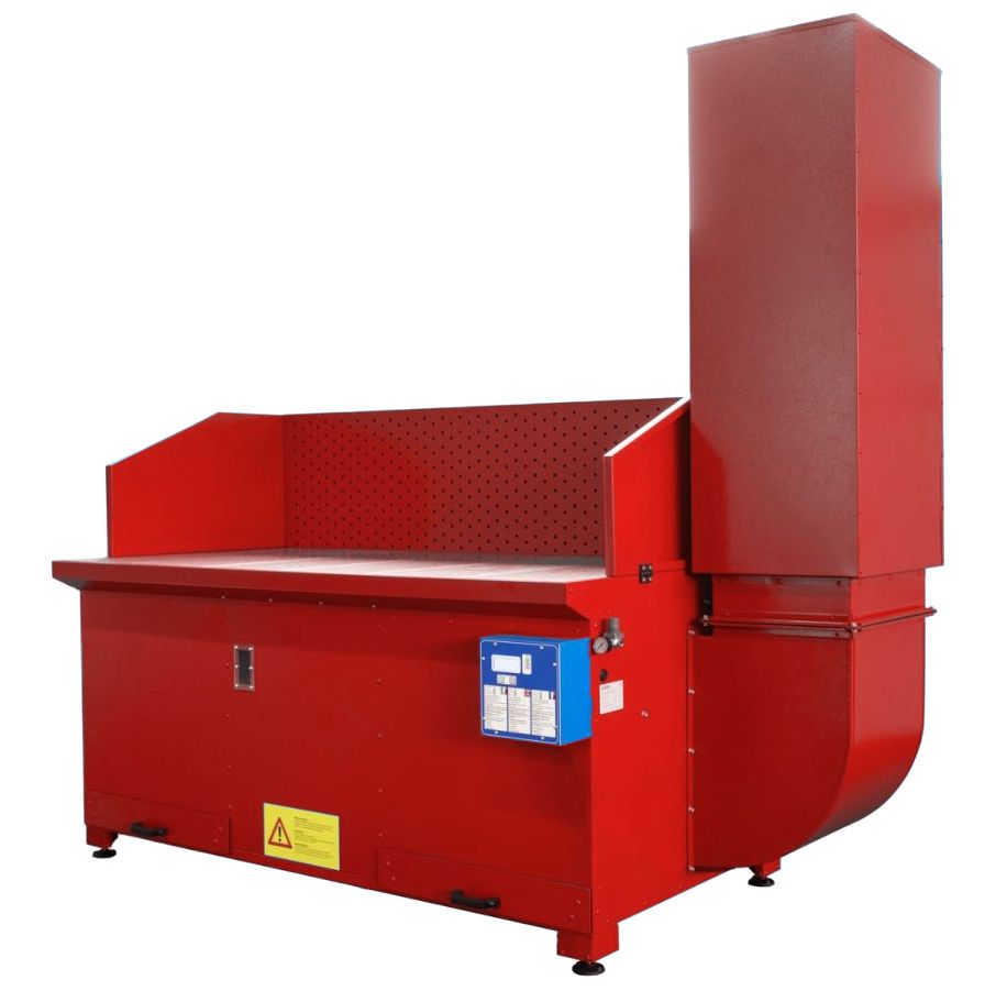 AES BC Plus Downdraft Extraction Bench - Non-Sparking Dust Applications