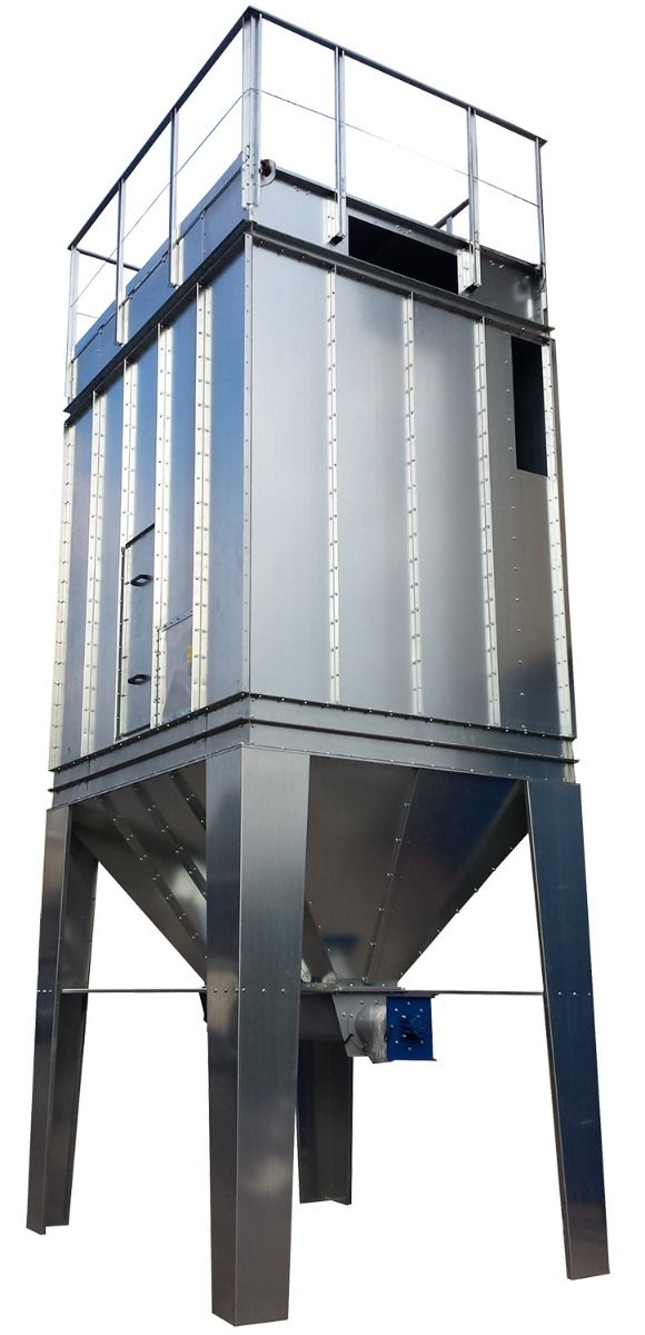 GEF FPM Bag Filter Unit with Compressed Air Reverse Jet Cleaning 