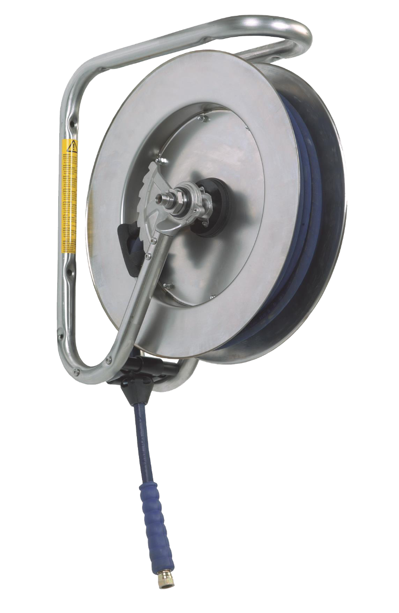 Nederman 893 Food Grade Stainless Steel Industrial Hose Reel