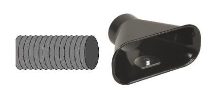 Hose and Nozzle Kit for Nederman Portable Fans