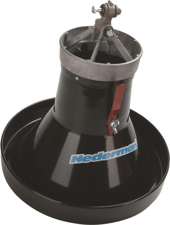 Large Aluminium Hood with Damper for Nederman Original and Telescopic Arms