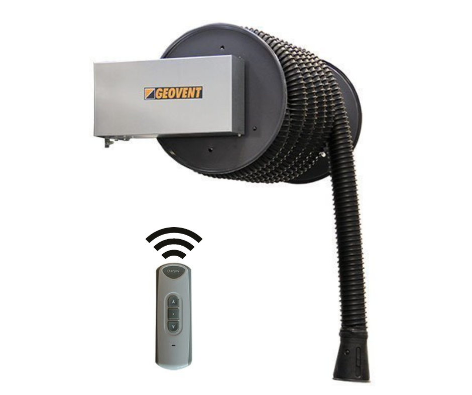 Geovent Hose Reel GTE ø125mm (electric motor driven)