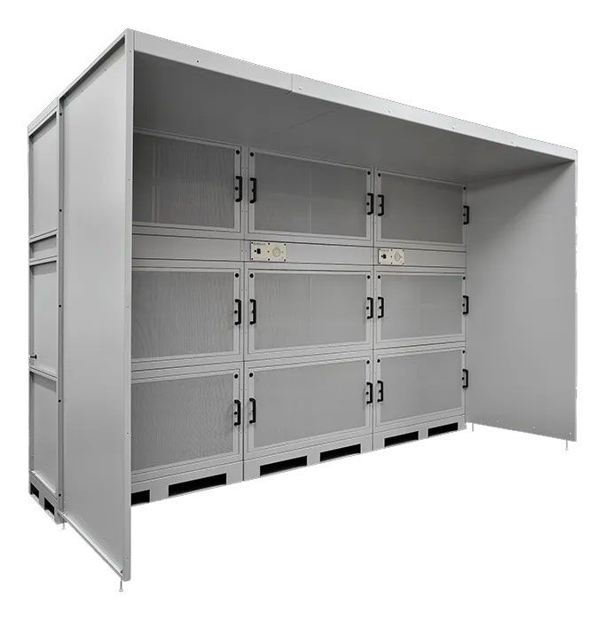 AirBench VertEX VB Walk-in Dust Extraction Booth 