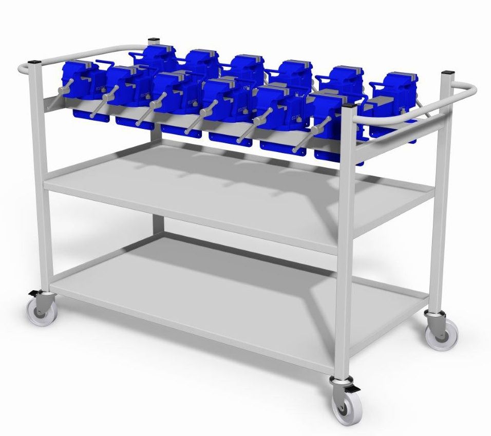 Nortek - Vice Transport Trolley With Two Shelves